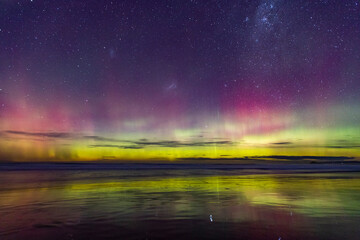 Aurora Australis Southern Lights from Dunedin