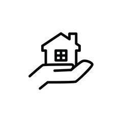 home property icon symbol vector design good for web or mobile app