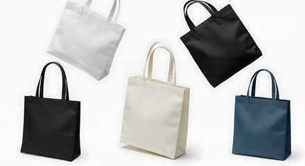 Versatile Tote Bags Stylish and Practical Reusable Shopping Bags in Various Colors
