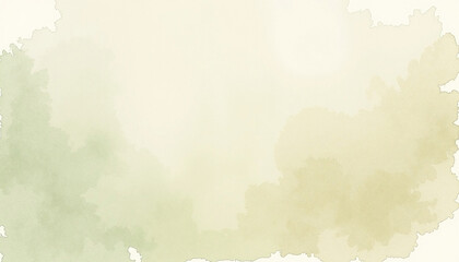 Obraz premium Green Watercolor Wash Texture Abstract Soft Background