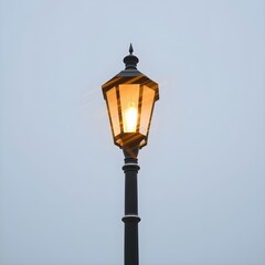 A lamp post swaying, its light holding steady in the chaos.