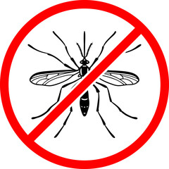 Vector No Mosquito Icon