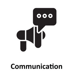 Communication Vector Icon which can easily modify or edit