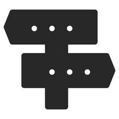 Sleek minimalist Business contact icon elements