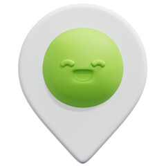 3D Location Mood Icon