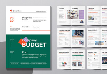 Company Profile Budget Template Layout