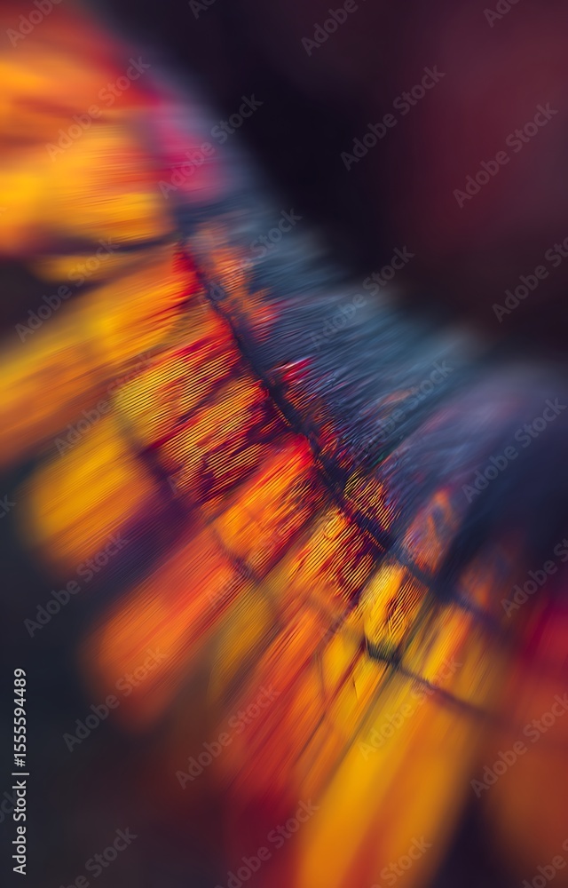 Poster abstract fiery feather pattern texture effect
