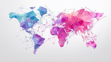 Global network map