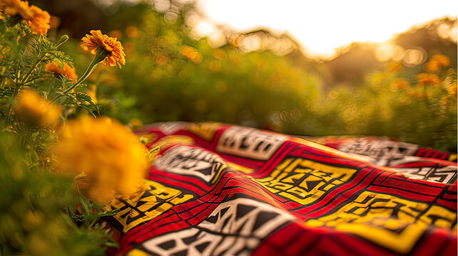 A Close-Up Celebration of Congo's Independence Day Elegance