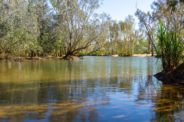 Naklejka premium Drysdale River landscape in Kimberley Region Western Australia.