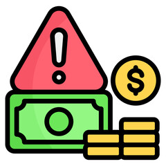 Financial Risk Icon