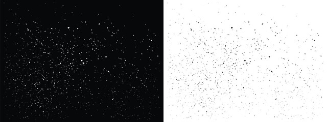 Splatter hand-painted ink grunge texture black and white background