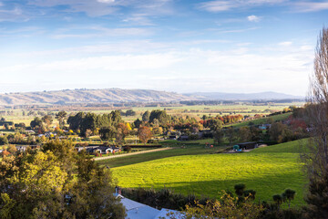 Taieri Plains near Mosgiel, Otago, New Zealand