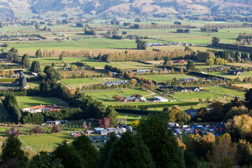 Taieri Plains near Mosgiel, Otago, New Zealand