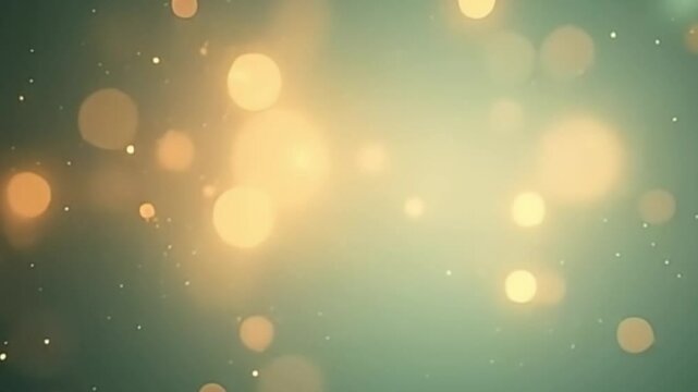 Abstract cinematic bokeh loop for branding background or motion design with subtle particle effects

