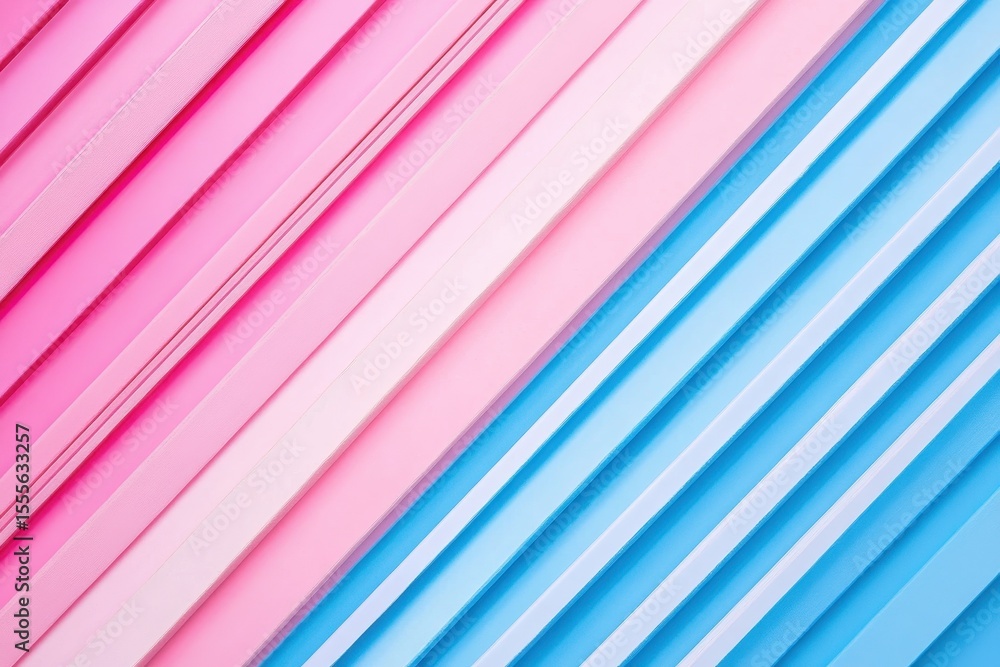 Poster diagonal stripes in shades of pink and blue create a vibrant and dynamic abstract background for var