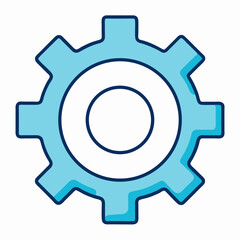 gear icon vector illustration