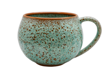 Ceramic cup isolated on transparent background