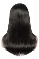 remy straight black human hair weaves wigs on mannequin head	