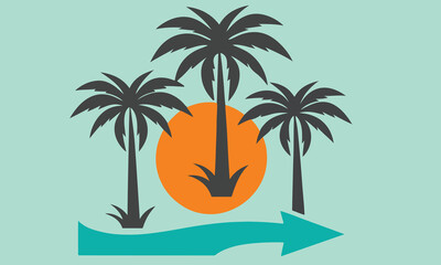 Summer Holdays, Travel, Surfing, Beach, Labels and Badges