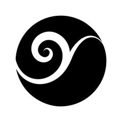 Elegant Vintage Swirl With Subtle Curves And Flow Vector Illustration