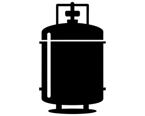 Gas Cylinder Vector Art