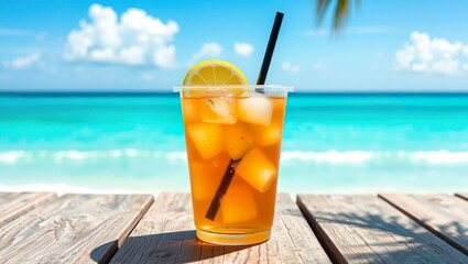 Iced Tea Escape by the Sea