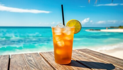 Iced Tea Escape by the Sea