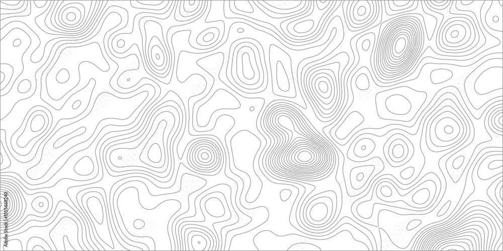 Poster abstract background with topographic map white background. the stylized height of the topographic ma