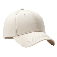 Fototapeta premium A Simple, Classic Beige Cap Perfect for Sun Protection and Everyday Casual Wear, Ideal for Outdoor Activities and Stylish Living