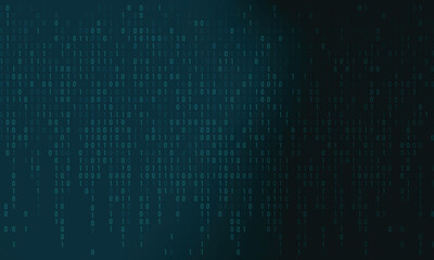 Matrix Code Style Digital Background Vector