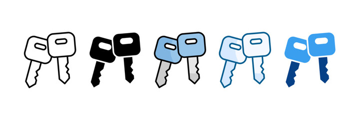 Access Icon Set Multiple Style Collection