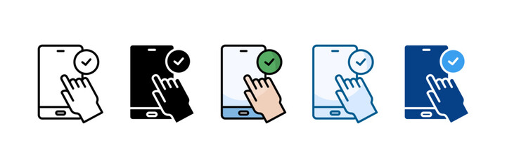 Easy Access Icon Set Multiple Style Collection