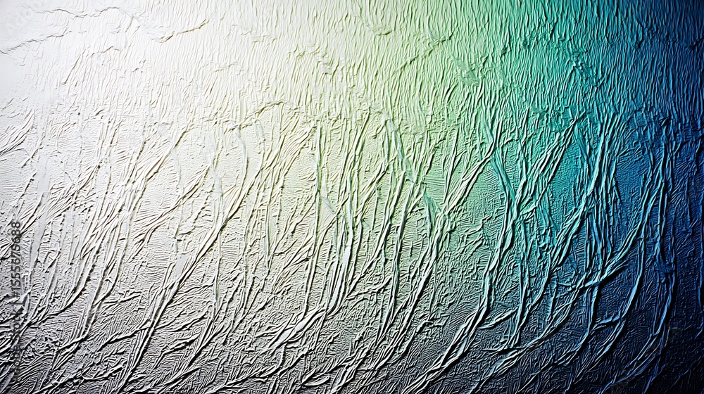 Poster abstract textured gradient flowing color strokes