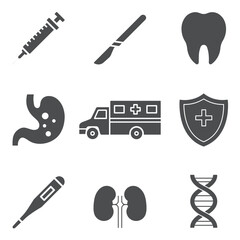 Healthcare and Medicine Line Icons