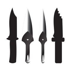 set of knives