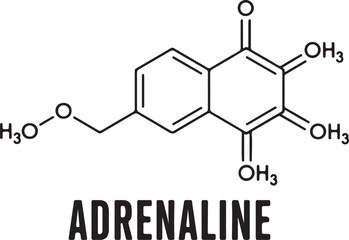 Adrenaline Chemical Structure and Molecular Formula