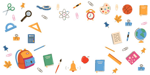 Back To School Supplies Background