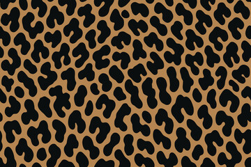 Dense Bobcat Print Seamless Pattern in Natural Colors