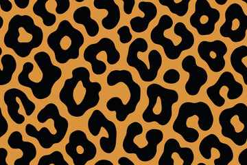 Seamless Jaguar Spot Pattern with Bold High-Contrast Colors