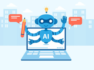 AI Robot Assisting Students via Online Learning