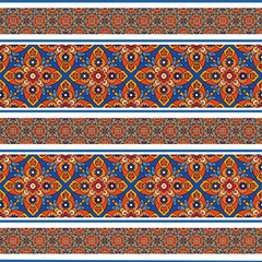 ethnic floral seamless pattern. abstract ornament pattern