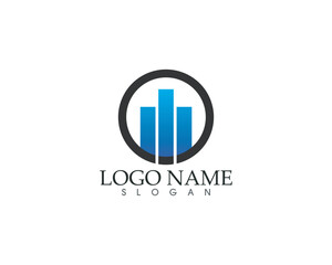 finance logo and symbols vector concept illustration