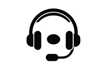 headphones on white background