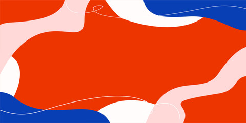 Red, blue, white abstract background. Perfect for your design projects.