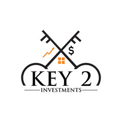 Modern and trustworthy Key Investment logo design symbolizing security, growth, and financial success. Perfect for investment firms, financial advisors, and wealth management companies.
