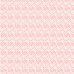 Seamless heart pattern design with red and pink romantic elements for vintage wallpaper or fabric backgrounds