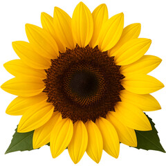 Fototapeta premium Fully blooming sunflowers basking in the morning sunlight