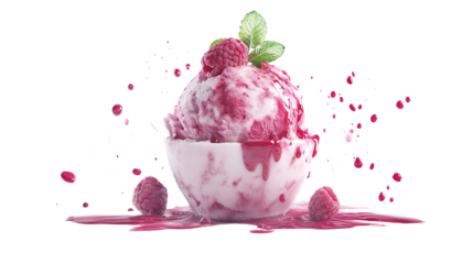 Colorful sweet candy and lollipops, colorful cartoon ice cream bars with different types of sweets isolated on a transparent background