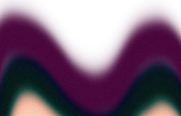 Retro color grainy gradient shape cutout on transparent background, Abstract orange purple green grainy color glowing gradient background cutout, grunge texture effect